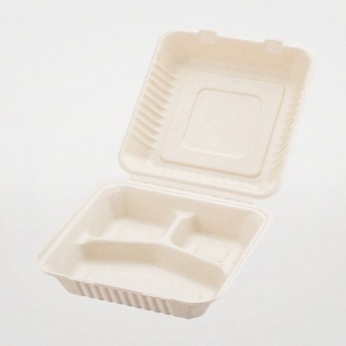 パックスタイル バガス容器 新BBランチ 230-230-3