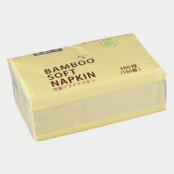 紙ナプキン ティッシュタイプ 茶 3ply BBソフトナフキン 1パック300枚/100組入り パックスタイル