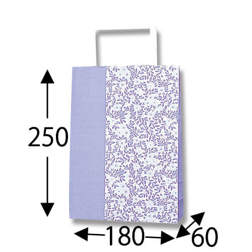 手提げ紙袋（香花・平紐・幅180×マチ60×高さ250mm）