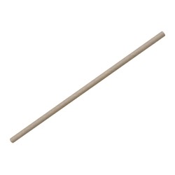 パックスタイル 紙ストロー 6φ×210mm 未晒(袋入)