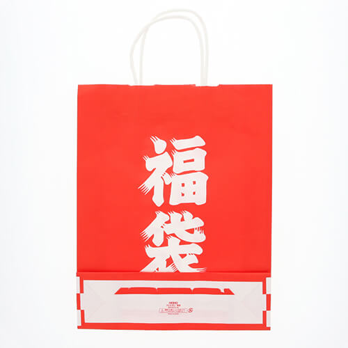 手提げ紙袋（福袋・丸紐・幅270×マチ80×高さ340mm）