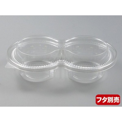 パックスタイル 惣菜容器 PS BPコンビカップ2M 本体 クリア