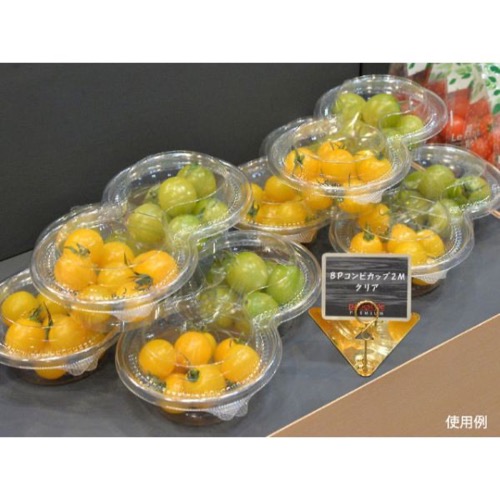 パックスタイル 惣菜容器 PS BPコンビカップ2M 本体 クリア
