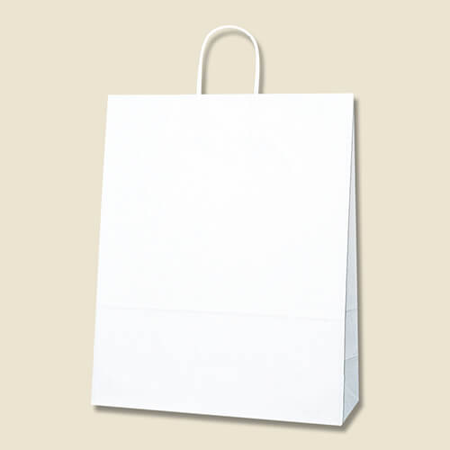 手提げ紙袋（白（片艶）・丸紐・幅380×マチ150×高さ500mm）