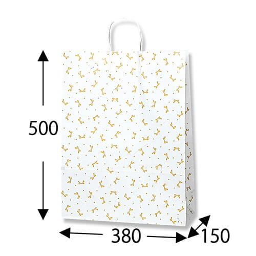 手提げ紙袋（ニューリボン・丸紐・幅380×マチ150×高さ500mm）