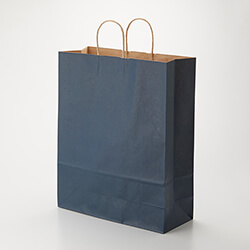 手提げ紙袋（紺・丸紐・幅380×マチ150×高さ500mm）