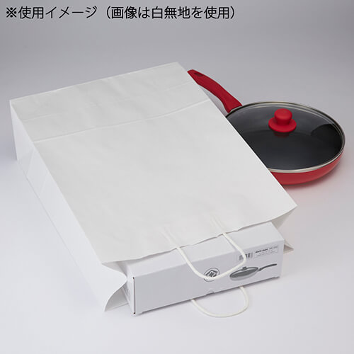 手提げ紙袋（グリーン・丸紐・幅380×マチ150×高さ500mm）