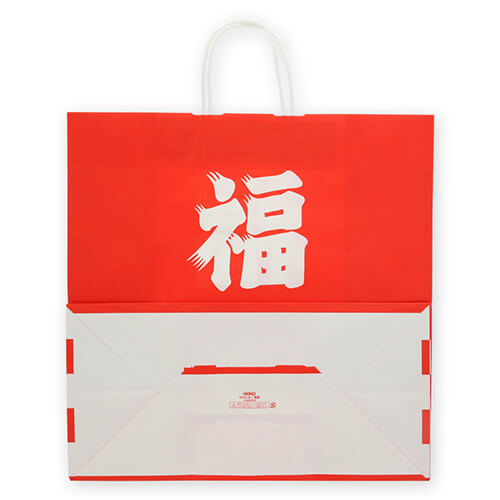 手提げ紙袋（福袋・丸紐・幅450×マチ220×高さ455mm）