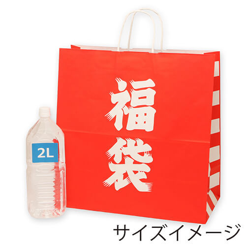 手提げ紙袋（福袋・丸紐・幅450×マチ220×高さ455mm）