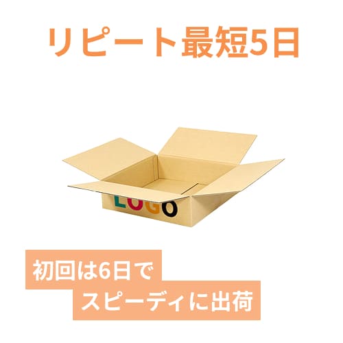 【ロゴ印刷・フルカラー・3面】宅配80サイズ 書籍、映像・音楽ソフト向けダンボール箱（340×340×90mm）3mm B/F C120×C120