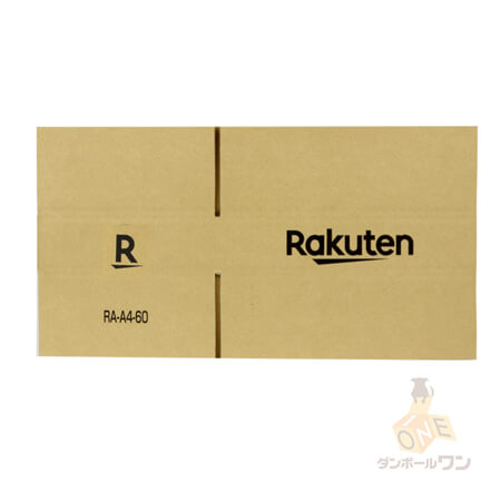 【楽天ロゴ入り】宅配60サイズ ダンボール箱（A4サイズ・薄型）