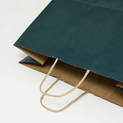 手提げ紙袋（紺・丸紐・幅450×マチ220×高さ455mm）