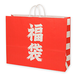 手提げ紙袋（福袋・丸紐・幅600×マチ180×高さ470mm）シリーズの商品レビュー