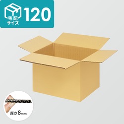 宅配120サイズ】1100×800カゴ台車ぴったりサイズダンボール箱［ 1段6箱