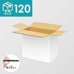 宅配120サイズ】ダンボール箱（500×200×450mm）5mm A/F K5×K5