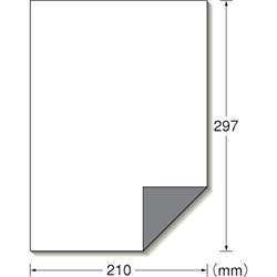 3M エーワン ラベルシール［プリンター兼用］ 下地が透けない修正タイプ A4 1面 297×210mm ノーカット （50枚入） 31660