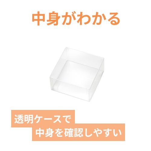 ＰＥＴクリアケース　100×100×50