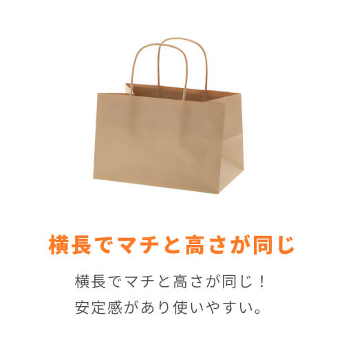 オブロングバッグ 23-15 未晒無地