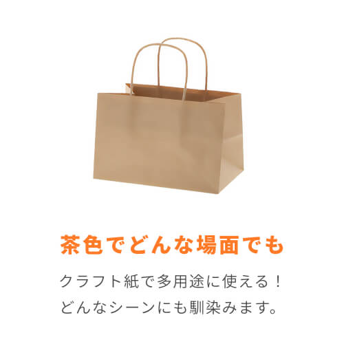 オブロングバッグ 23-15 未晒無地