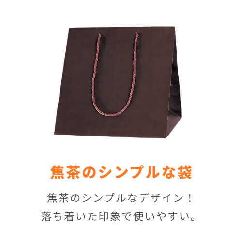 カラーアレンジバッグ S 焦茶