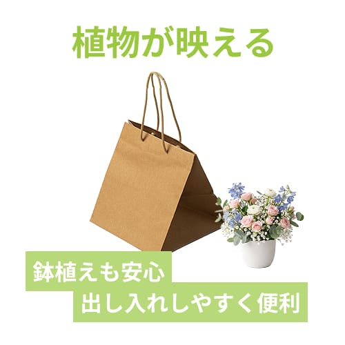 アレンジバッグ S 未晒無地