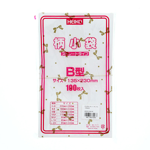 柄小袋 B型 ニューリボン 金