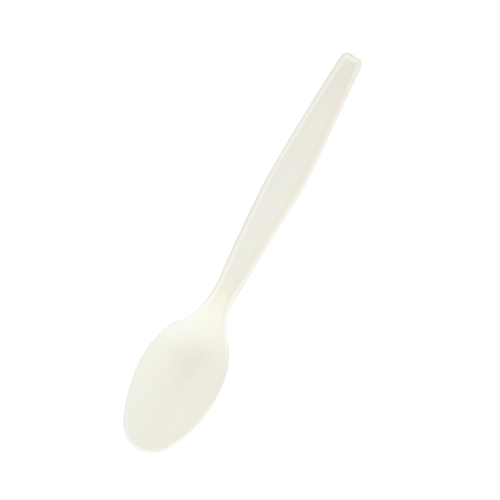 SWAN 惣菜用スプーン バイオ入 160mm 個包装 白 100本
