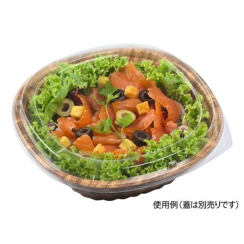 エフピコ 麺・スープ容器 B&H19-19(53) 本体 並木BR W 発泡