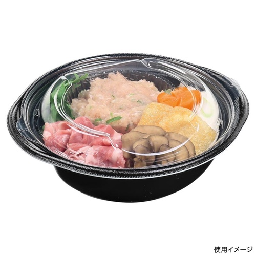 エフピコ 麺容器 MFPリコット18-20(40) 本体 黒W