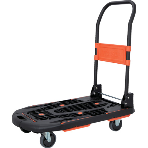 ＴＲＵＳＣＯ 樹脂台車 カルティオ(新型) 780x490 折畳 ブラック MPK780-BK