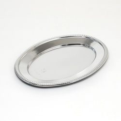 中央化学 食品容器 DX小判皿 K-6BK 黒 50枚/袋