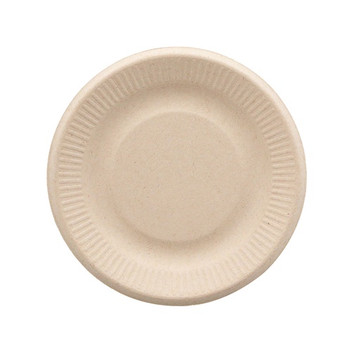 HEIKO 紙皿 業務用 バガスペーパーウェア プレート クラフト 15cm 50枚/袋