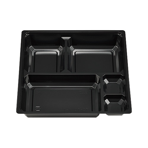 エフピコチューパ 仕出し弁当容器 紙ボックス MSD中仕切 70-70 A-1 黒 50枚/袋