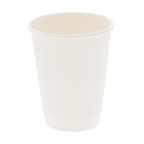 HEIKO 紙コップ 二重断熱カップ 12オンスE 口径90mm ホワイト 25個/袋