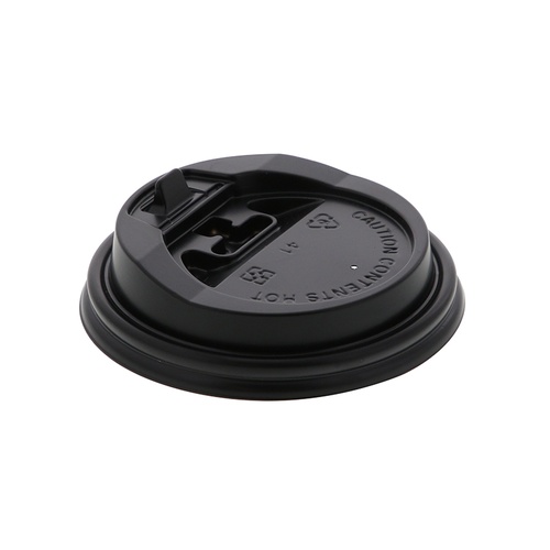 SWAN 紙コップ 断熱カップリッド 口径80mm用 ブラック 50枚/袋