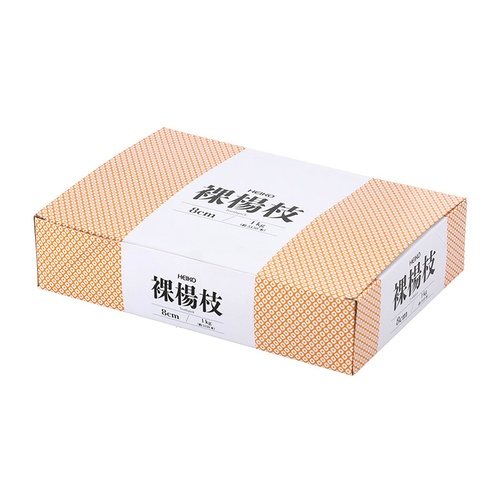 HEIKO 楊枝 箱入 裸 8cm 約5150本/箱