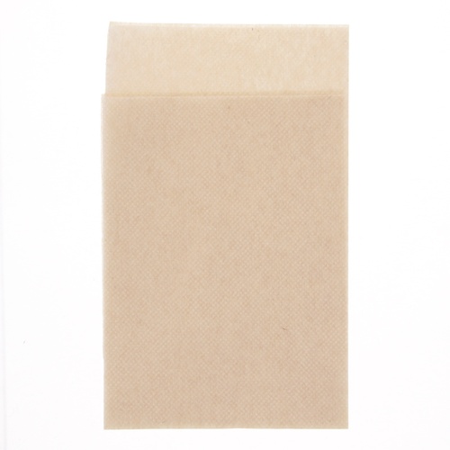 イデシギョー 紙ナプキン 4折 ポリ入 2/3タイプ 未晒 100枚/袋