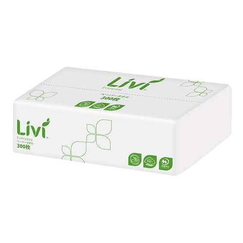 ユニバーサル・ペーパー リビィ エブリデイペーパータオル 中判 300枚/個