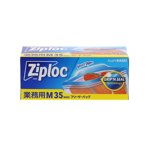 旭化成ホームプロダクツ 業務用ジップロック フリーザーバッグ M 35枚/本
