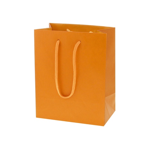 HEIKO 紙袋 カラーチャームバッグ 20-12 オレンジ 10枚/袋