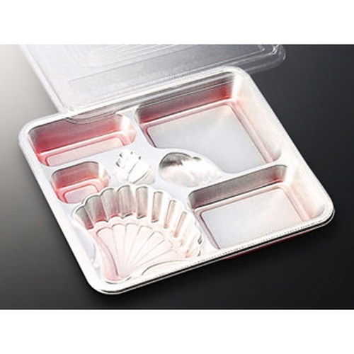 仕出し弁当容器 DX 仕切 R-16-M ト付 中央化学