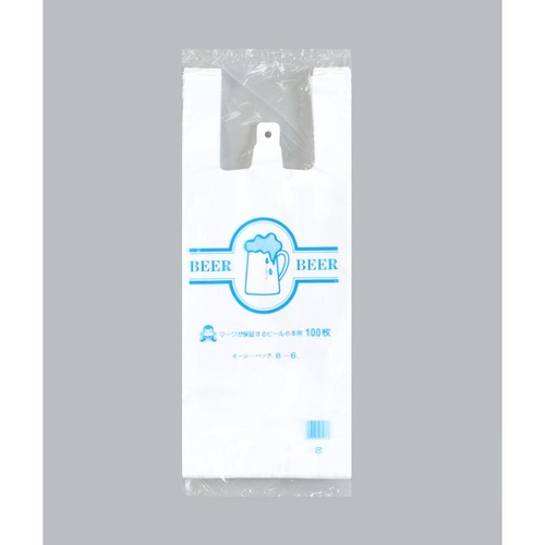 レジ袋 イージーバッグ ビール6本・一升ビン2本用 福助工業