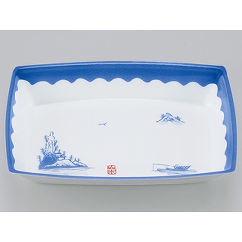 鮮魚トレー VP-10 山水(外白) シーピー化成