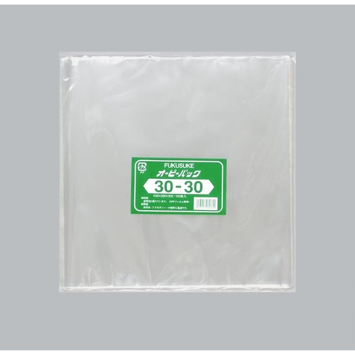 テープ無 OPP袋 オーピーパック No.30-30 100枚入 福助工業