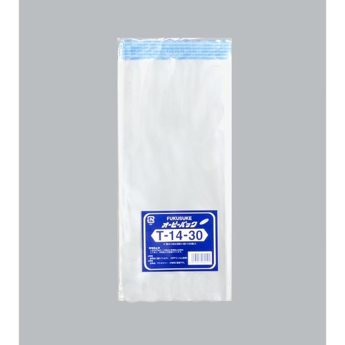 テープ無 OPP袋 オーピーパック T-14-30 100枚入 福助工業
