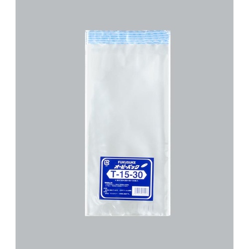 テープ無 OPP袋 オーピーパック T-15-30 100枚入 福助工業