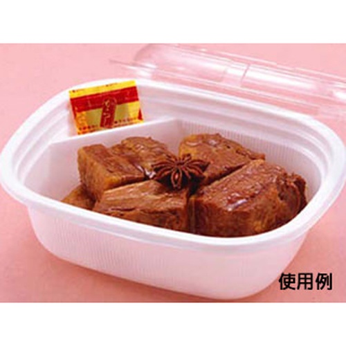 軽食容器 BFおでん内2 ホワイト本体 シーピー化成