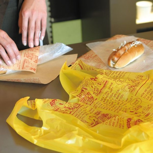 レジ袋 アメリカンコミックレジバッグ-4(200枚) ヘッズ