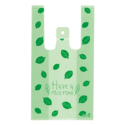 レジ袋 リーフレジバッグ-4(200枚) ヘッズ