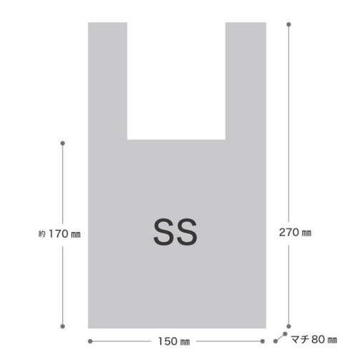 レジ袋 リーフレジバッグ-4(200枚) ヘッズ